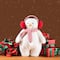 Glitzhome® 17.75"H Christmas Fabric Standing Snowman